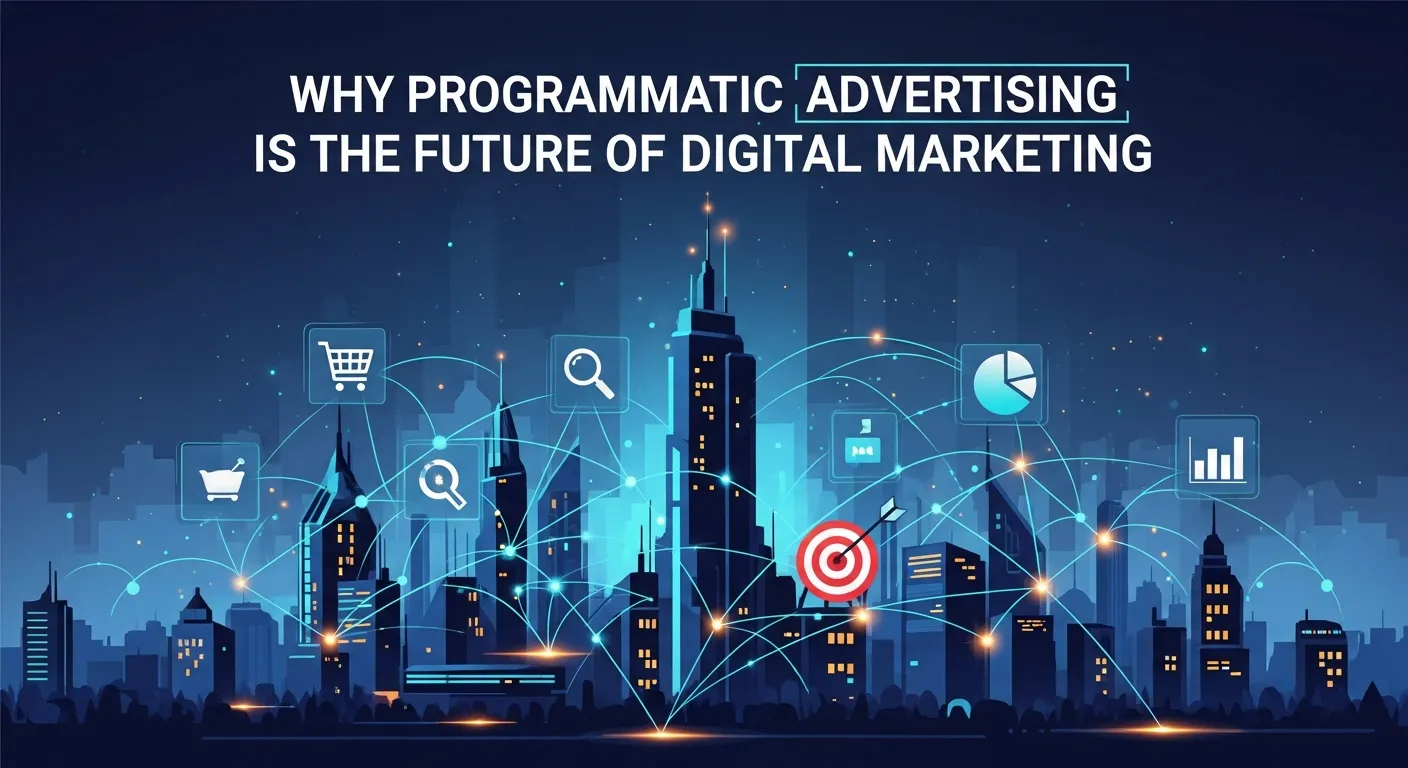 Concept graphic of the role of programmatic advertising in digital marketing evolution