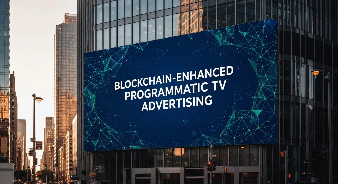 Blockchain-enhanced programmatic TV advertising for transparency and efficiency