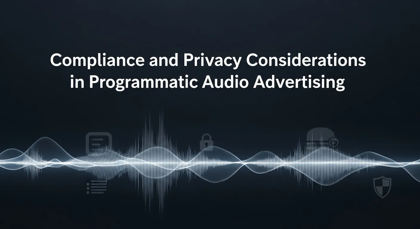 Ensuring data privacy and regulatory compliance in programmatic audio advertising