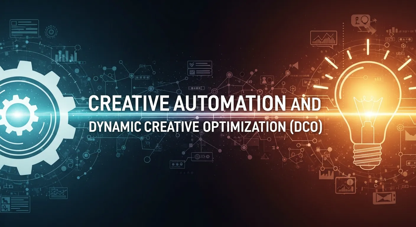 Graphic illustrating personalized ad creatives using DCO in programmatic advertising