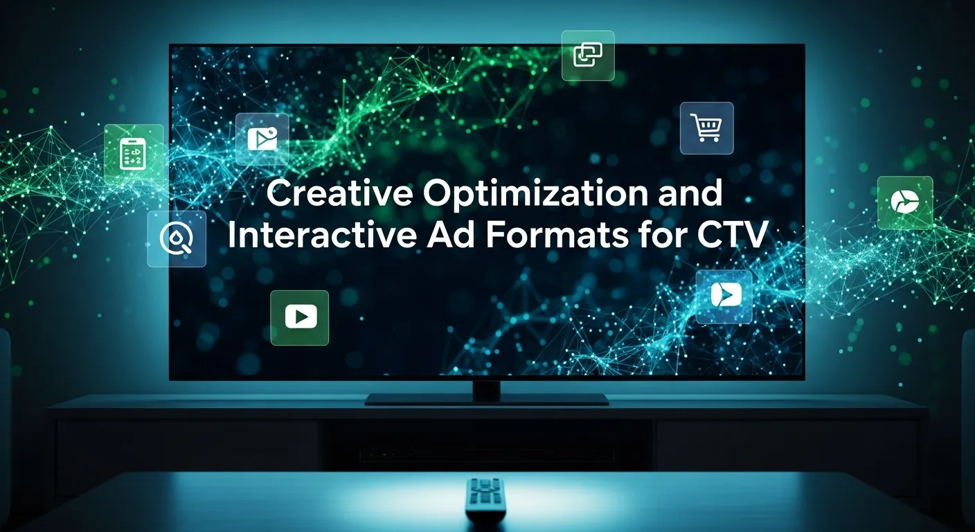 Creative and interactive ad optimization for CTV programmatic campaigns