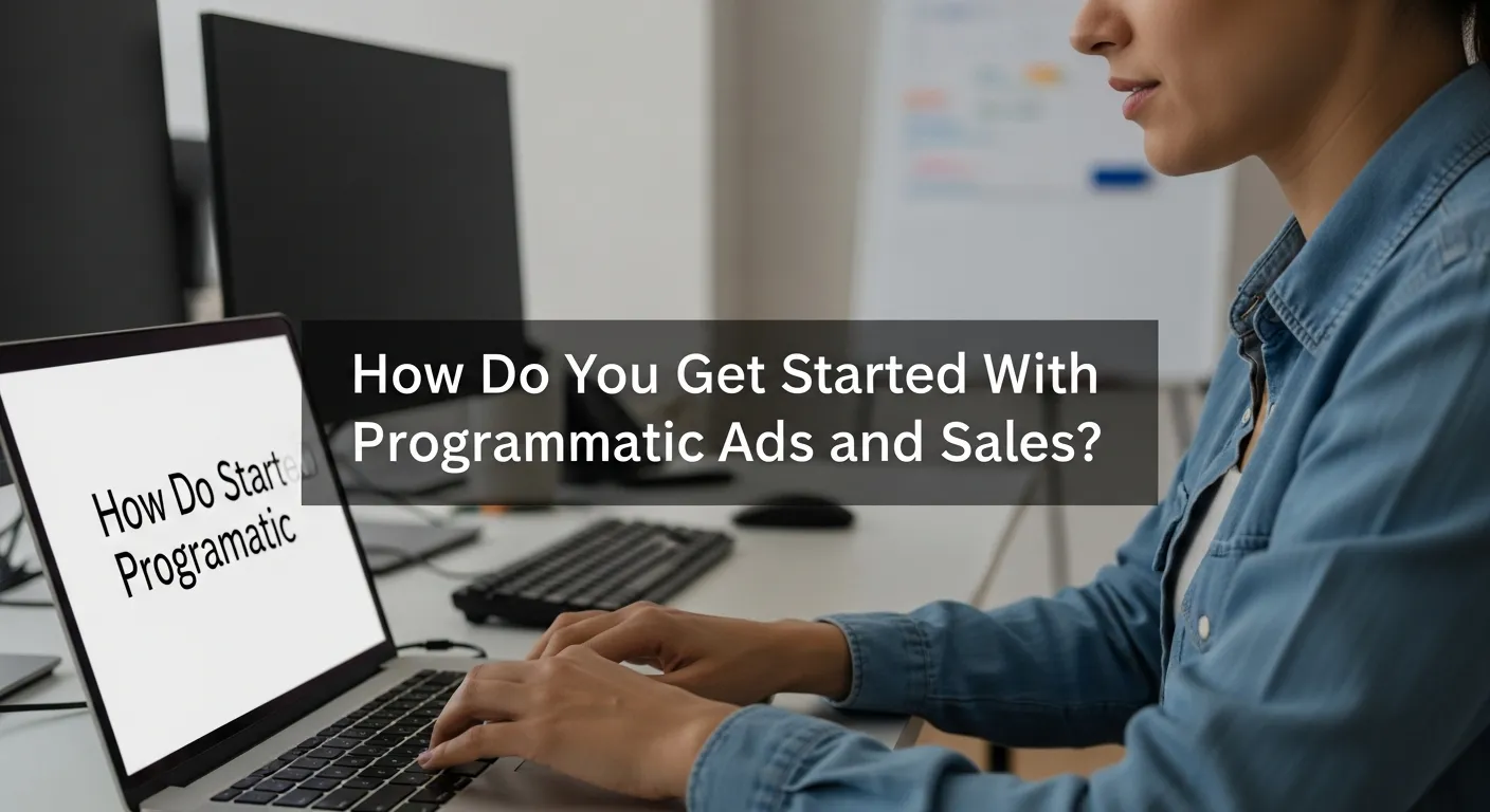 Diagram of the programmatic ad setup process for increasing business revenue