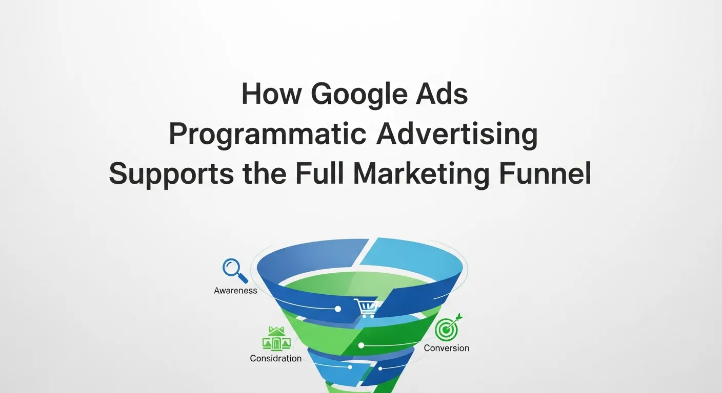 Role of Google Ads programmatic advertising in full-funnel marketing strategies