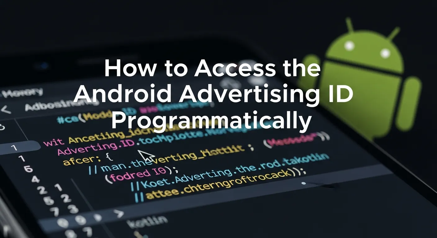 Overview of steps to access Android Advertising ID programmatically for advertising