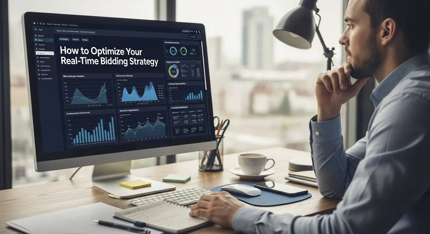 Chart showing key metrics and adjustments to enhance RTB campaign results