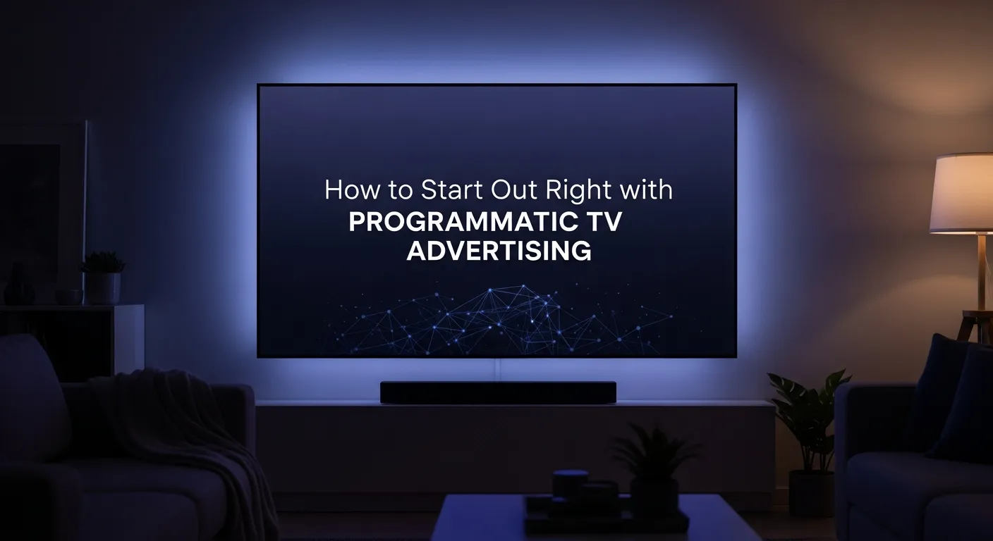 Beginner guide to starting programmatic TV advertising the right way