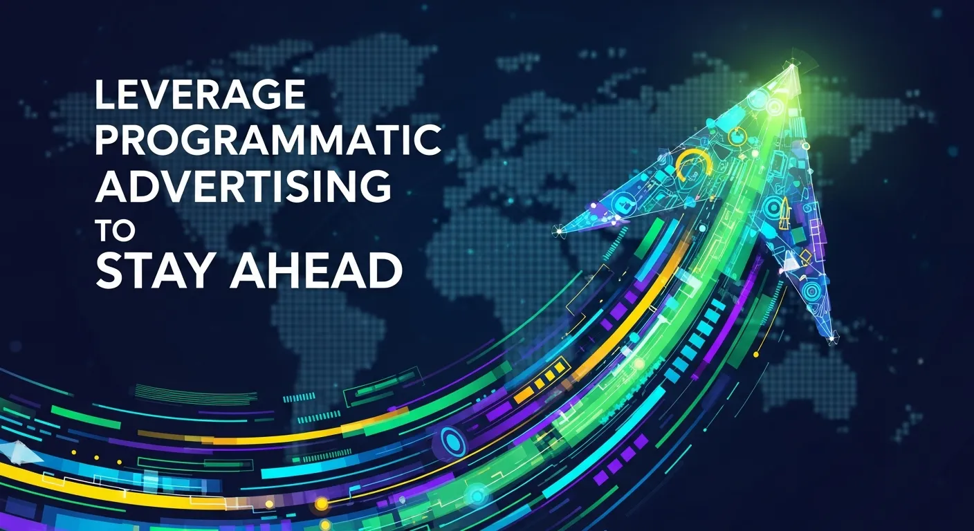 Beginner-friendly illustration showing the value of programmatic advertising for staying ahead in the market