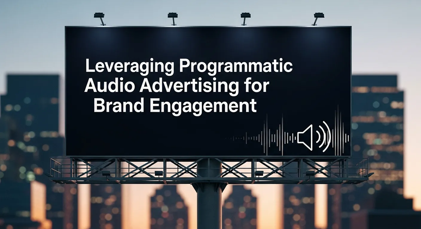 Leveraging programmatic audio advertising to boost brand engagement