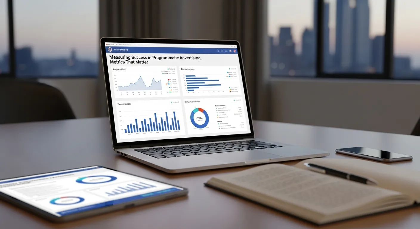 Analyzing programmatic advertising success with actionable performance data