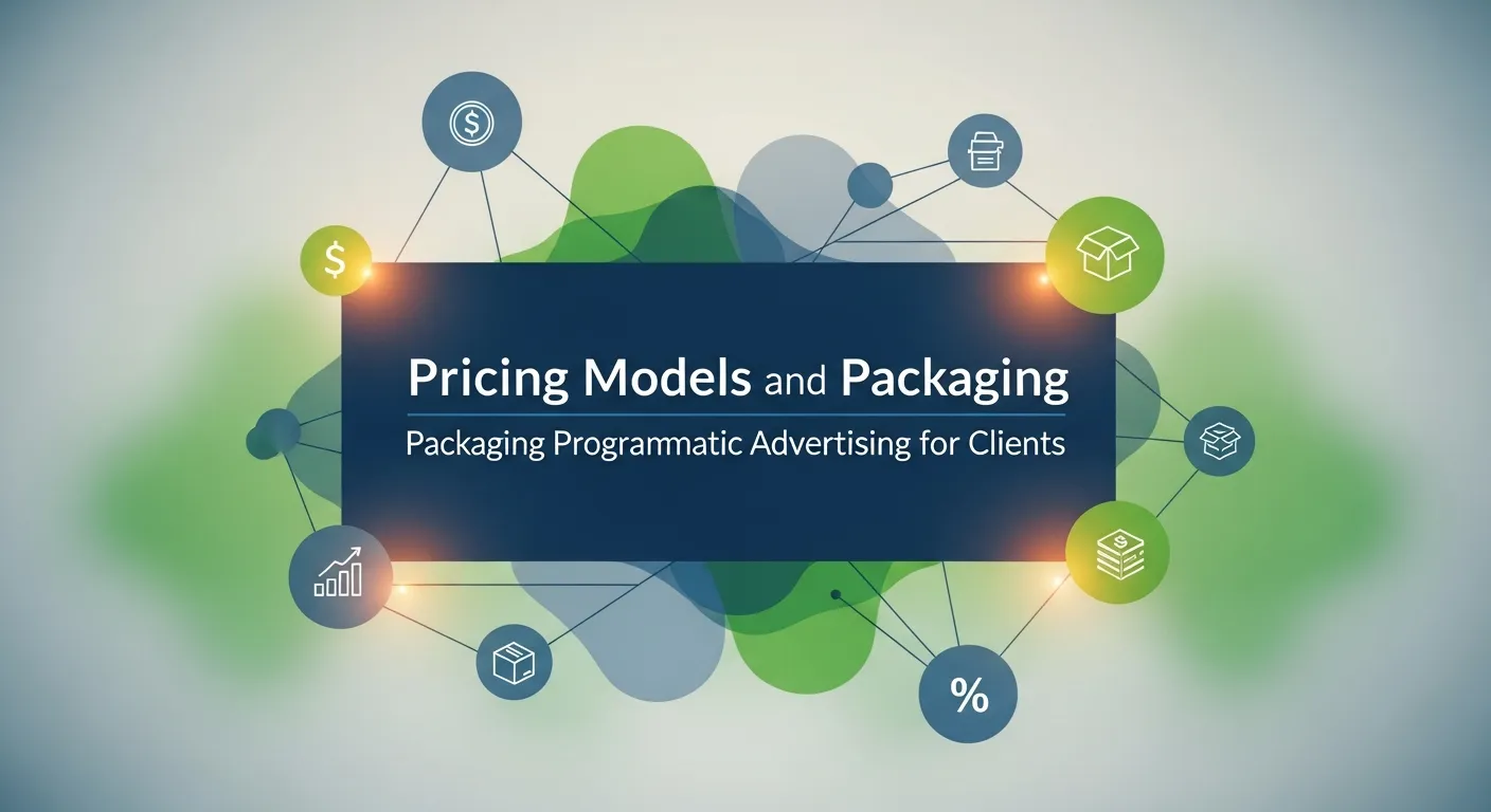 Visual guide to packaging and pricing programmatic advertising for clients
