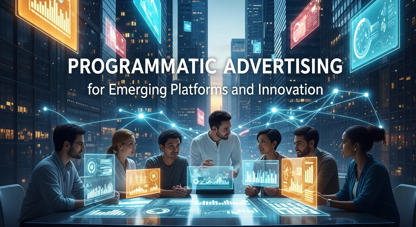 Step-by-step flowchart of setting up programmatic ads for sales growth