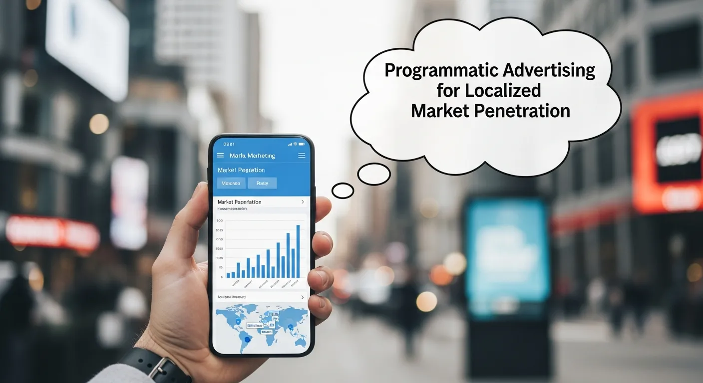 Chart showing increased engagement and sales from regionally targeted programmatic ads