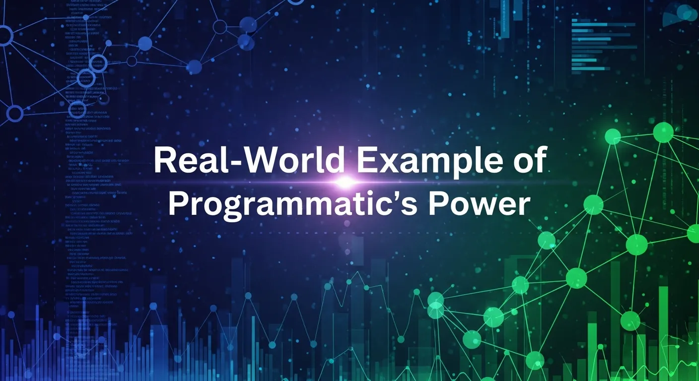 Visual demonstrating how programmatic advertising delivers targeted ads effectively in real-world scenarios.