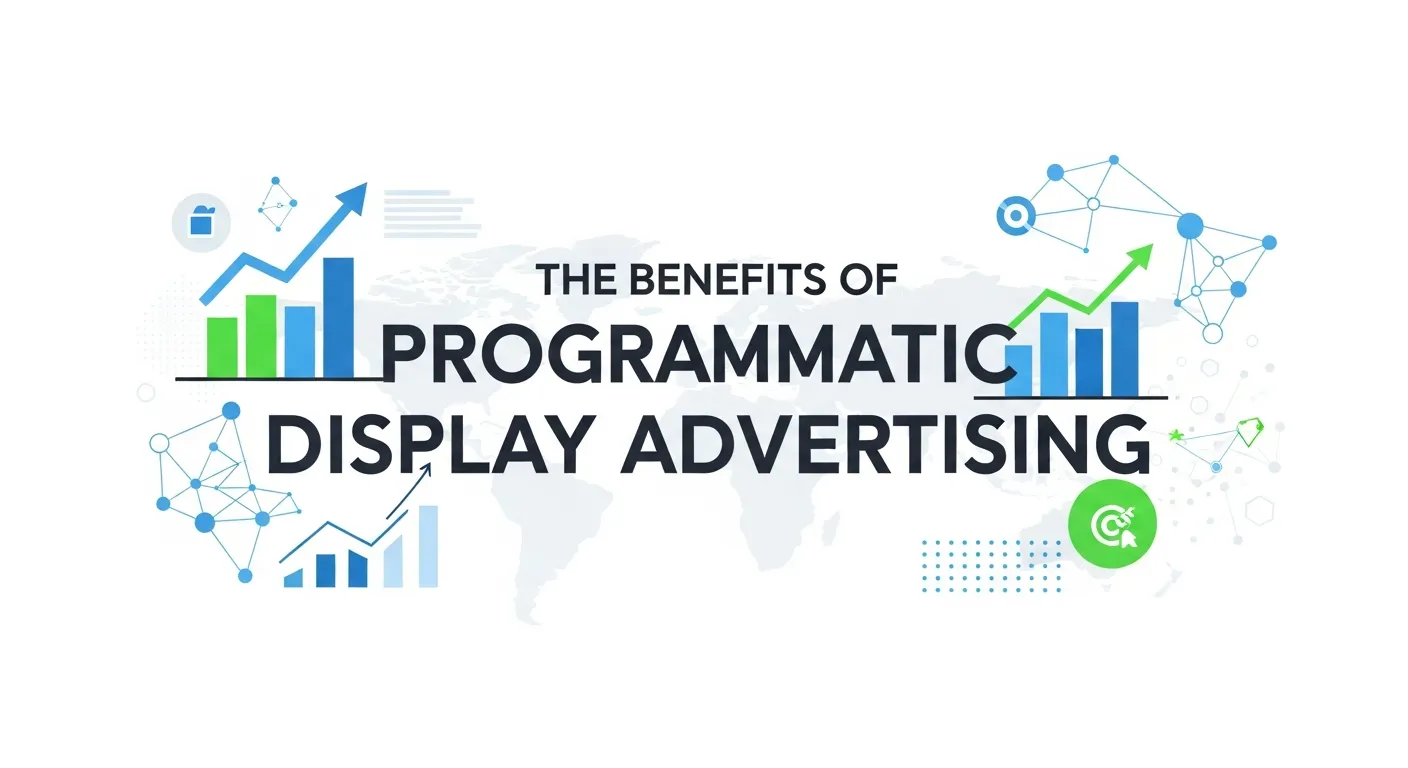 Graphic showcasing how programmatic advertising improves display ad performance