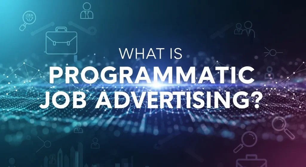 Visual overview of programmatic job advertising for recruiters