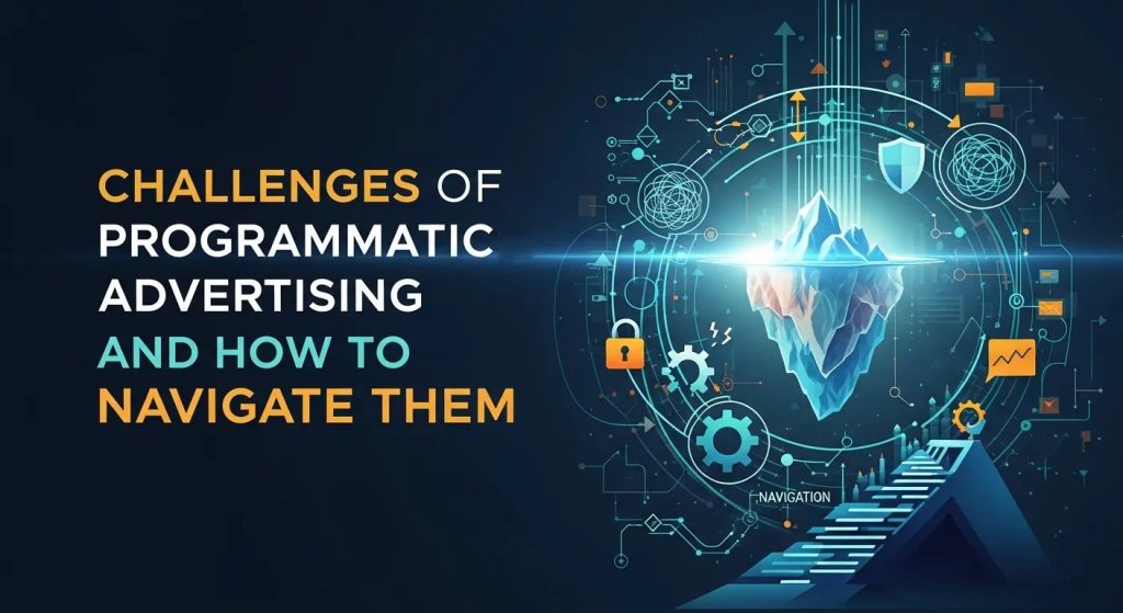 Digital marketing concept highlighting programmatic advertising challenges and best practices