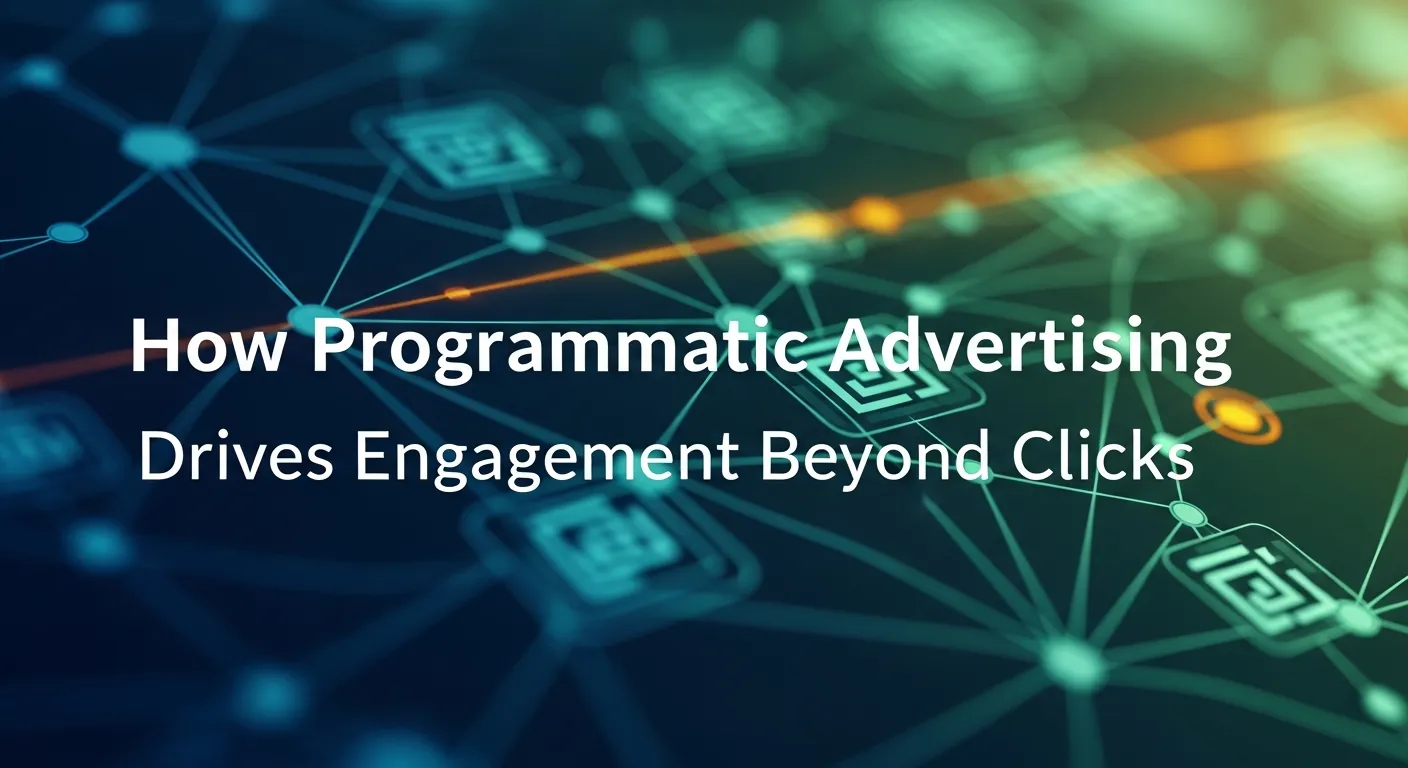 Explaining the impact of programmatic advertising on engagement metrics beyond clicks