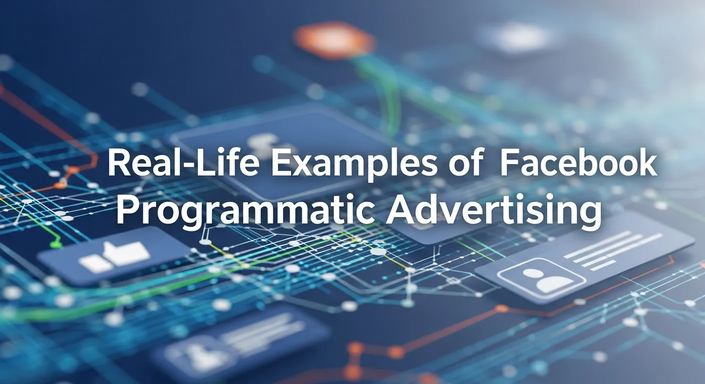 Examples of programmatic advertising on Facebook driving real results