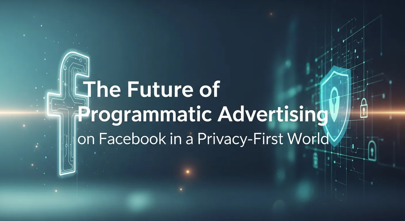 Diagram highlighting privacy-compliant strategies for Facebook programmatic advertising