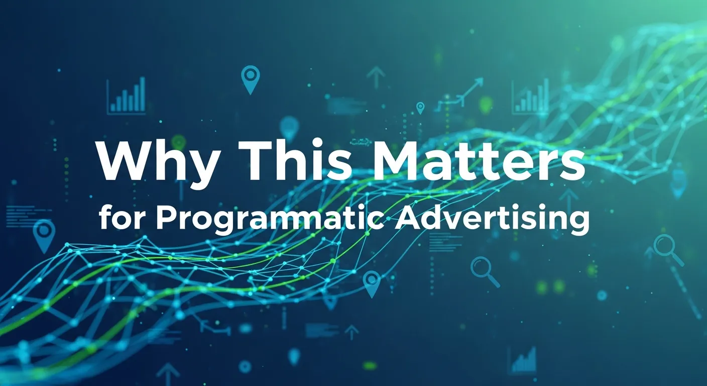 Illustration showing why data-driven insights are important for programmatic advertising success