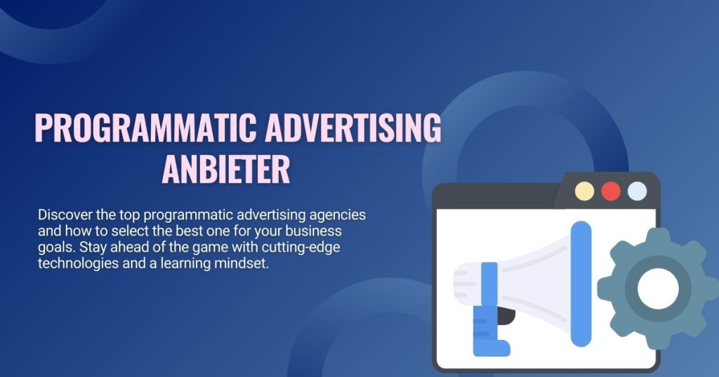 Programmatic Advertising Anbieter Your Complete Guide to Providers
