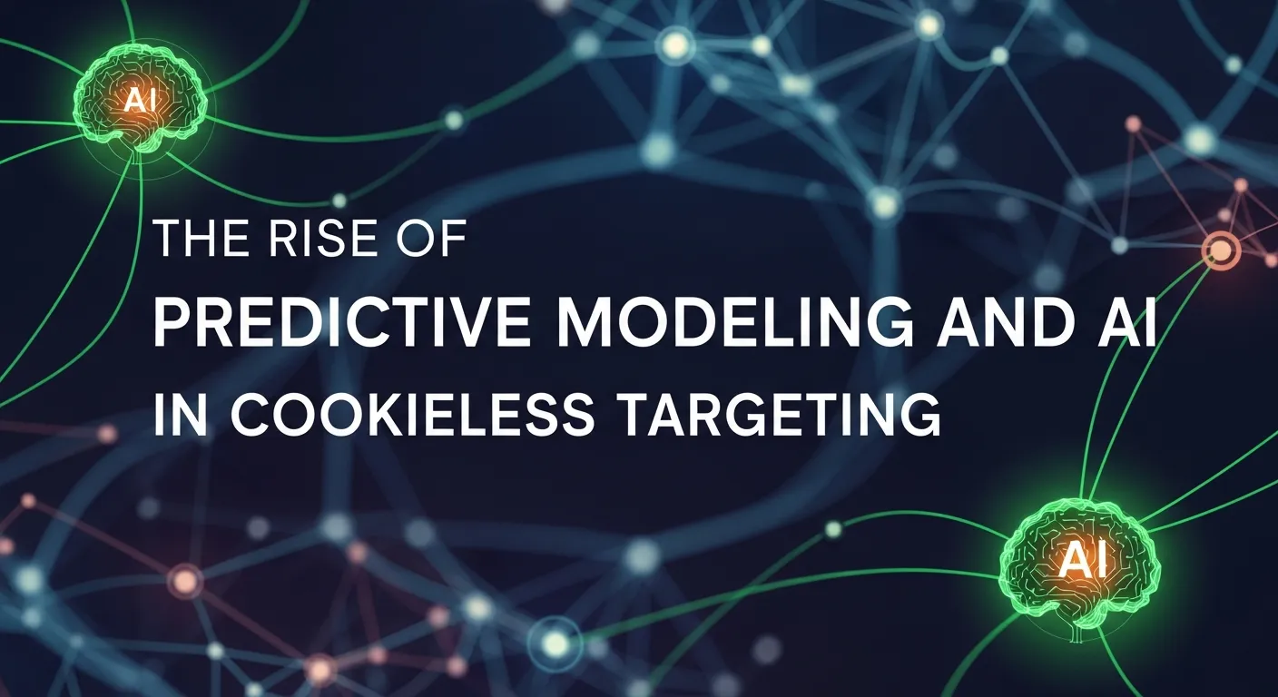 AI and predictive modeling driving cookieless programmatic advertising targeting