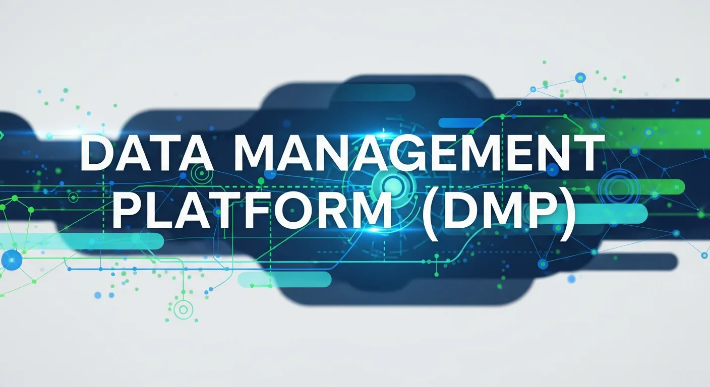 Visual explaining the role of a Data Management Platform in programmatic advertising