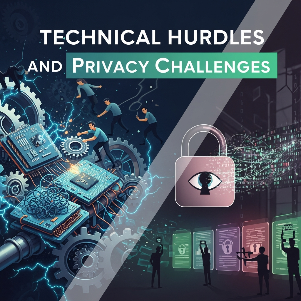 Technical Hurdles and Privacy Challenges